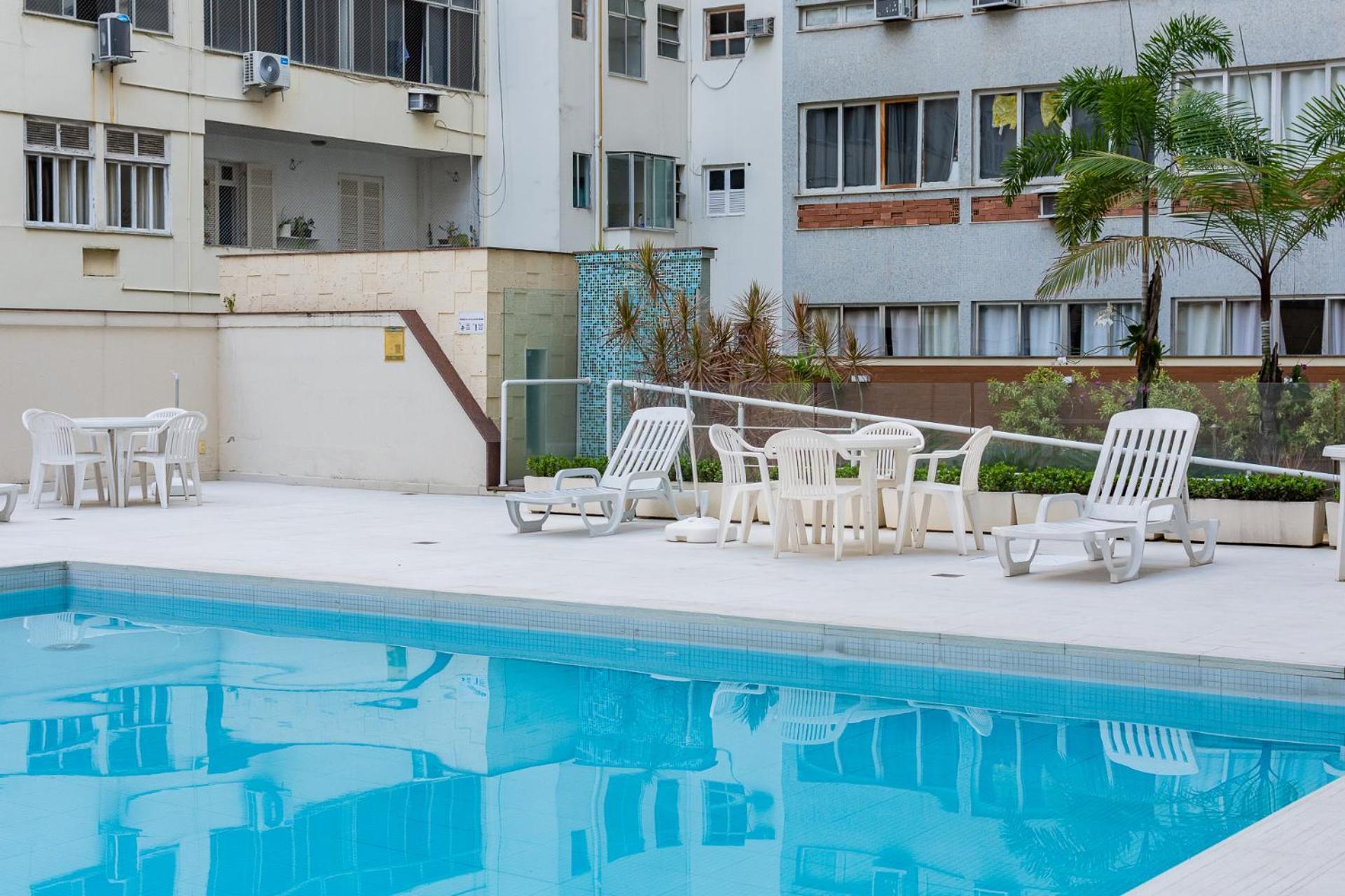 Flat Posto 6 Com Piscina - Copacabana Rio de Janeiro Buitenkant foto